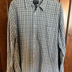 Classic American Eagle XL Plaid Shirt – Vintage Style, Good Condition